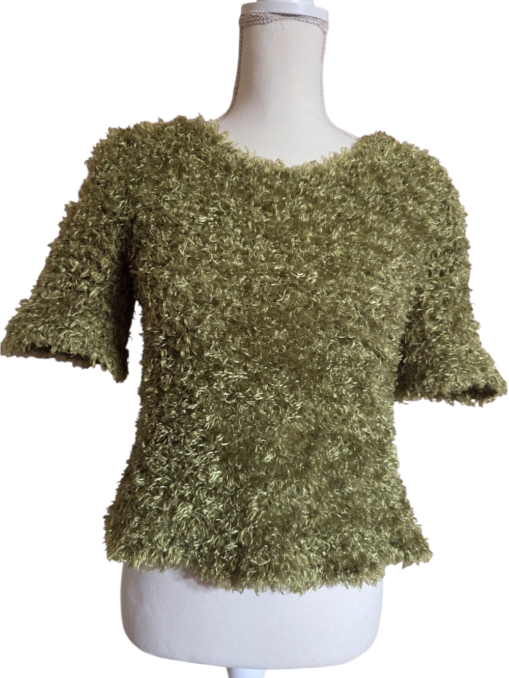 Green Fuzzy Sweater